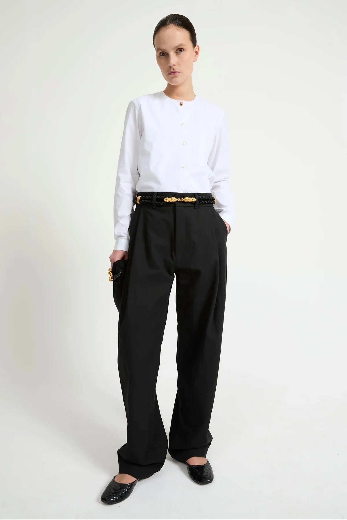 Laurence Bras - Pantalon Amiral Pinces - Black