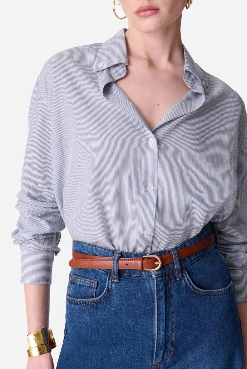 Vanessa Bruno - Chemise Druyat - Blanc et Bleu