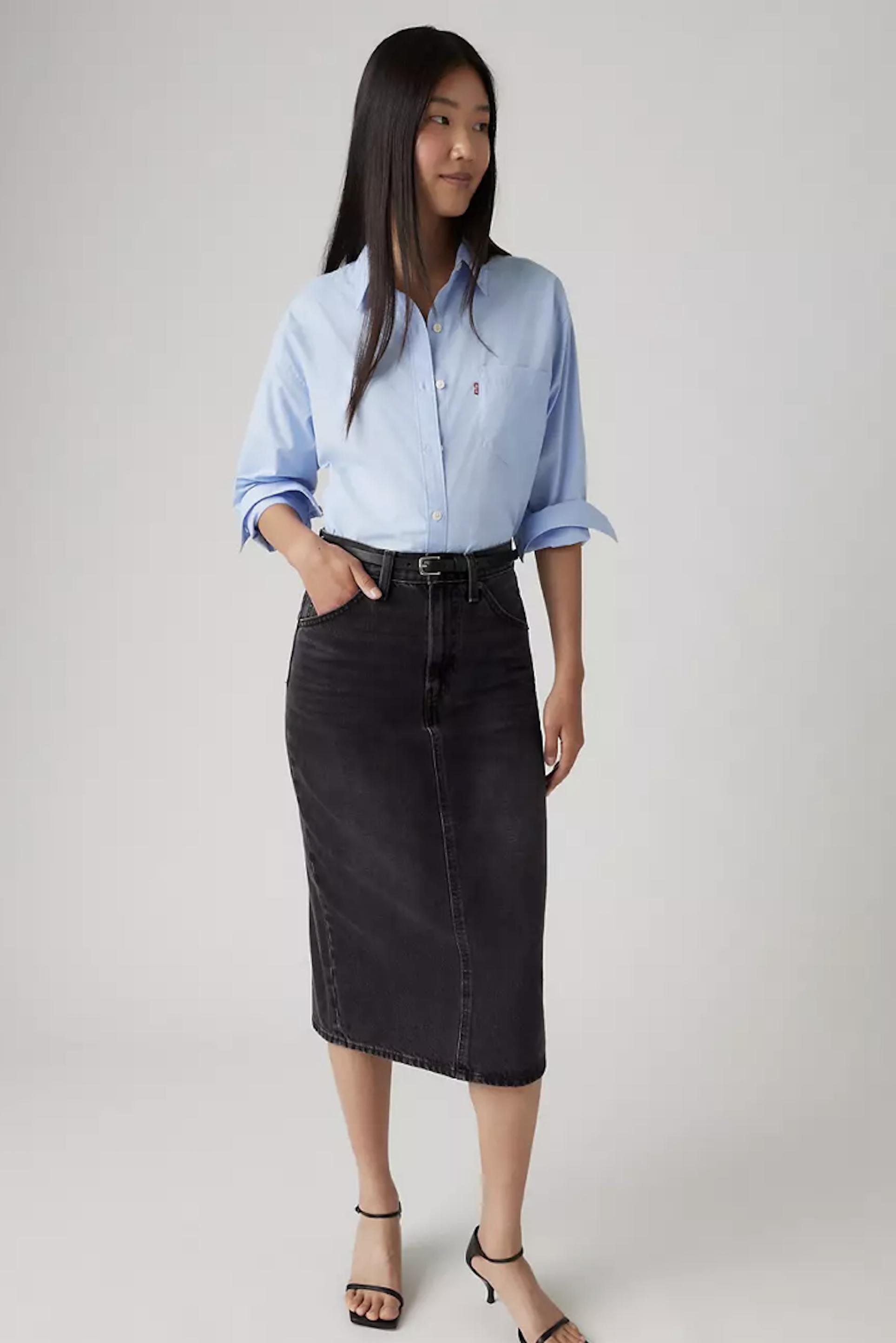 Levi's - High Rise Slit Skirt - Wandering Spirit