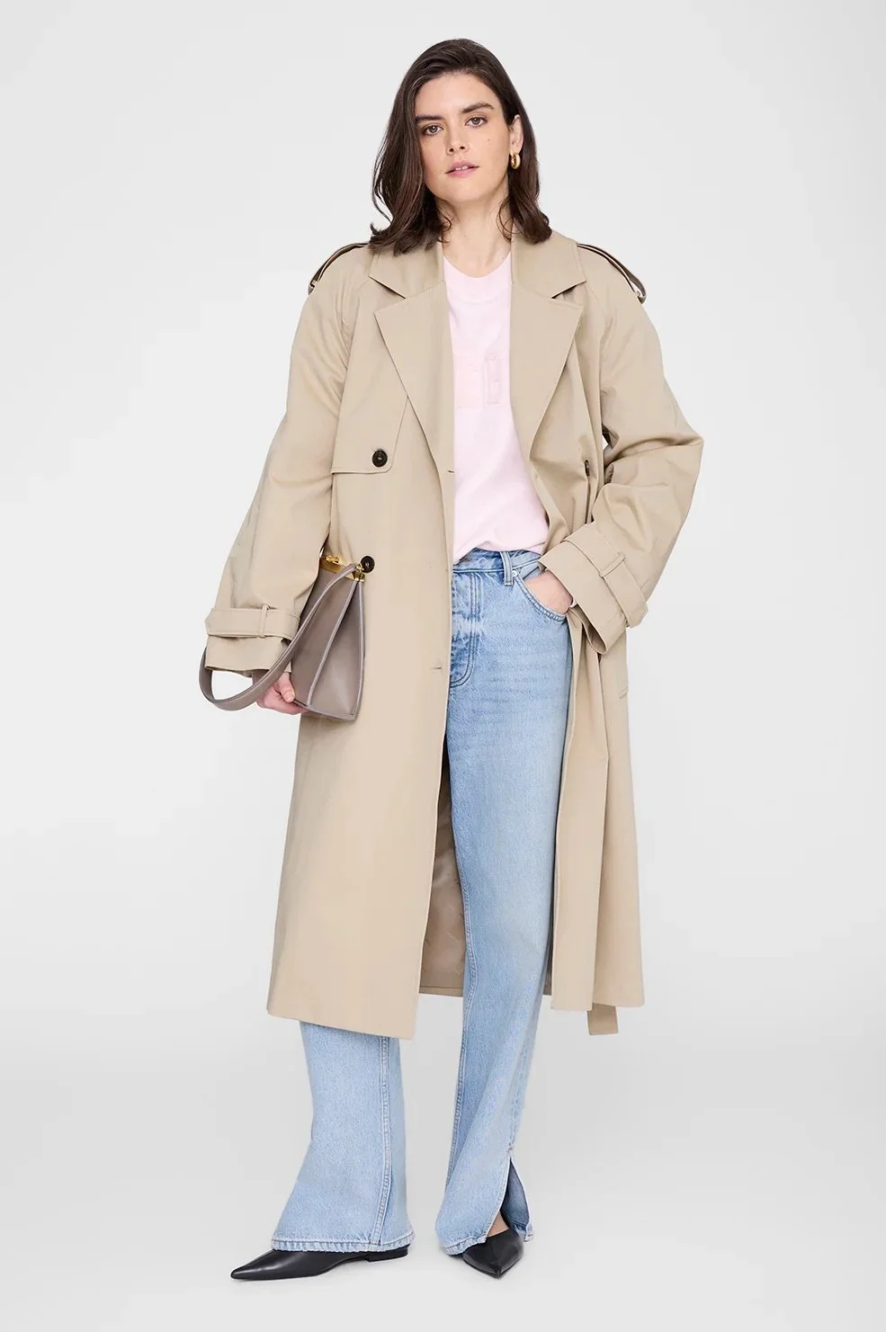 Anine Bing - Spencer Sweat - Powder Pink