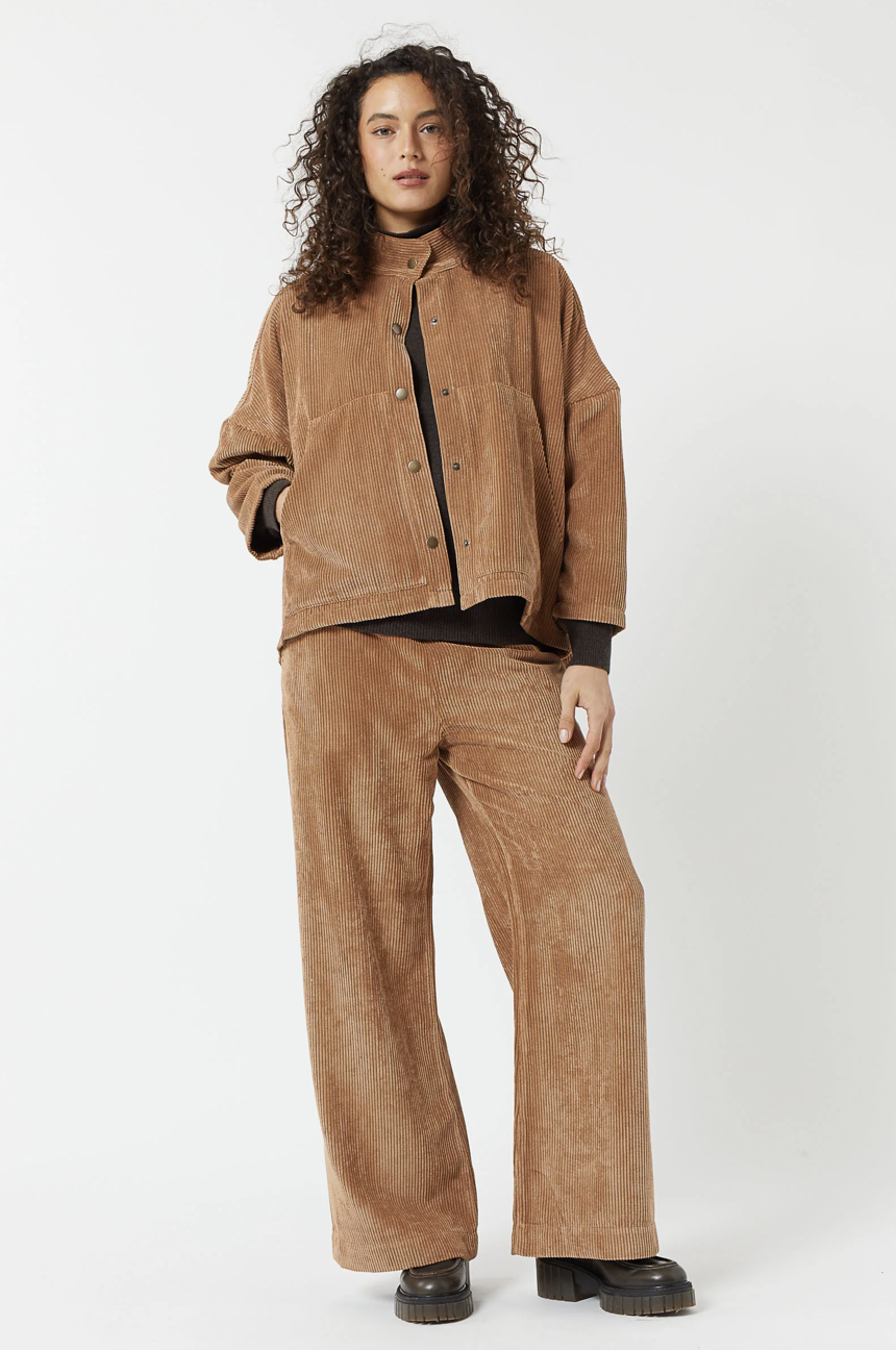 Maevy - Pantalon Vintage Velvet - Choco