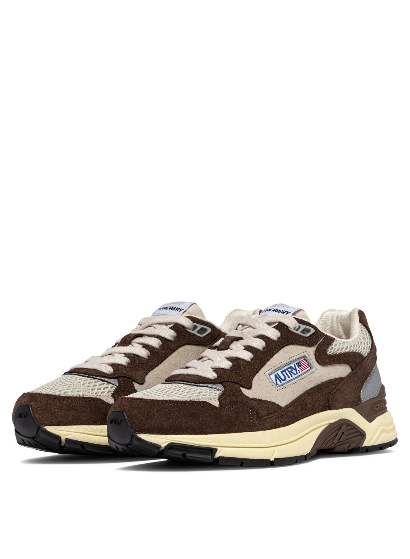 Autry - Hyperway Suede Bico Mesh SA03 - Sand