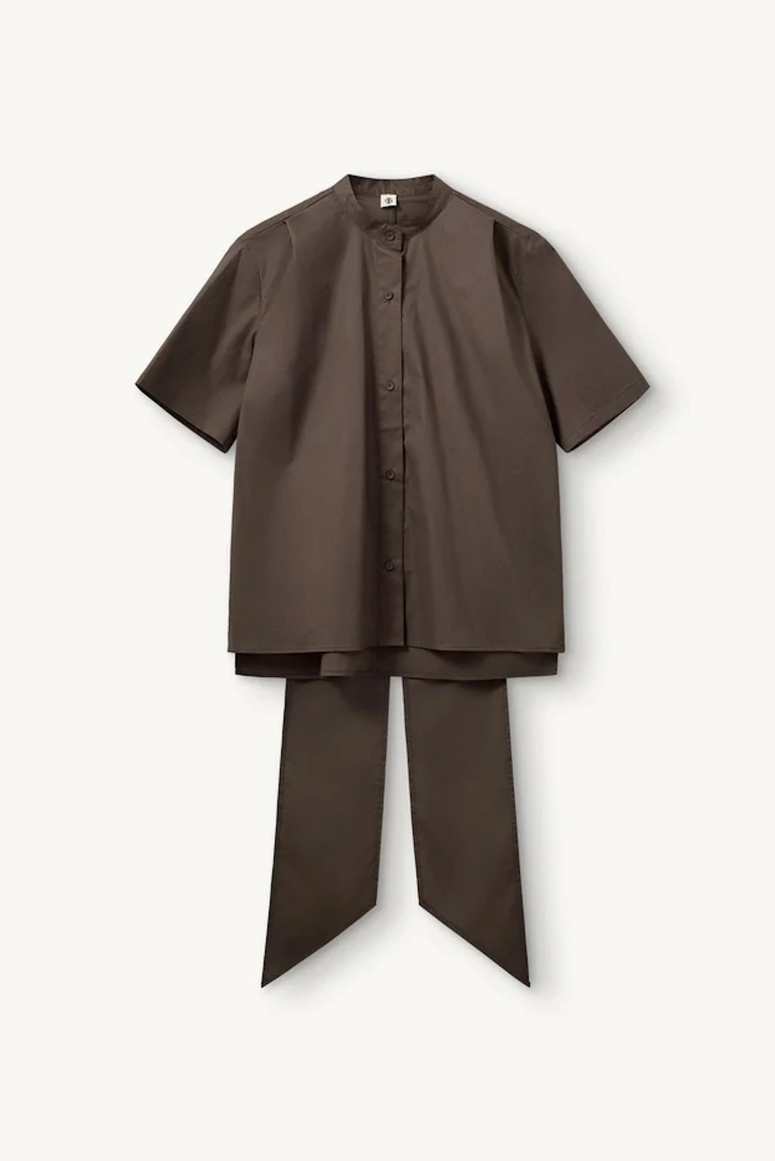 The Garment - Cyprus Scarf Shirt - Chocolate