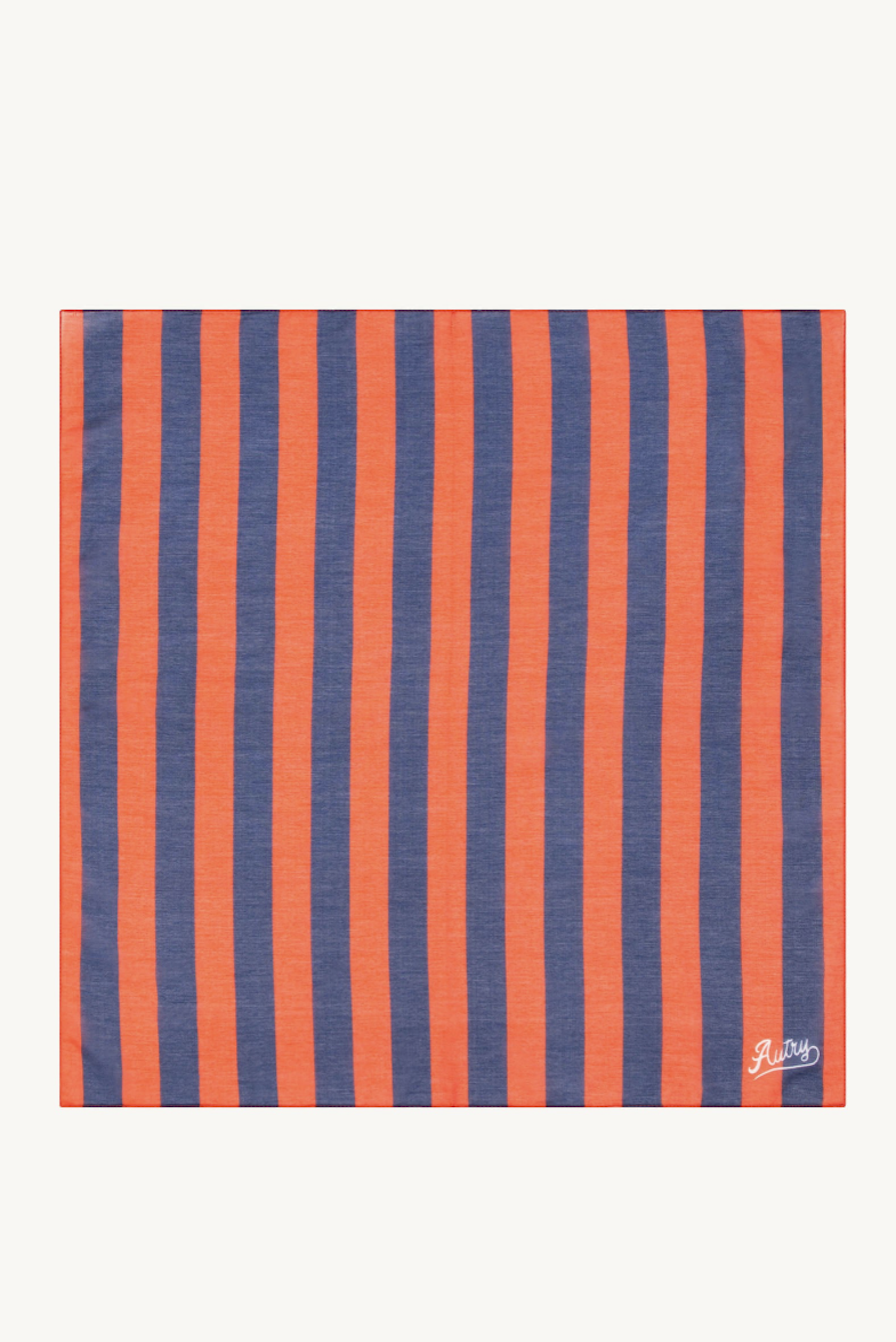 Autry - Foulard Main Unic - Red Blue Striped
