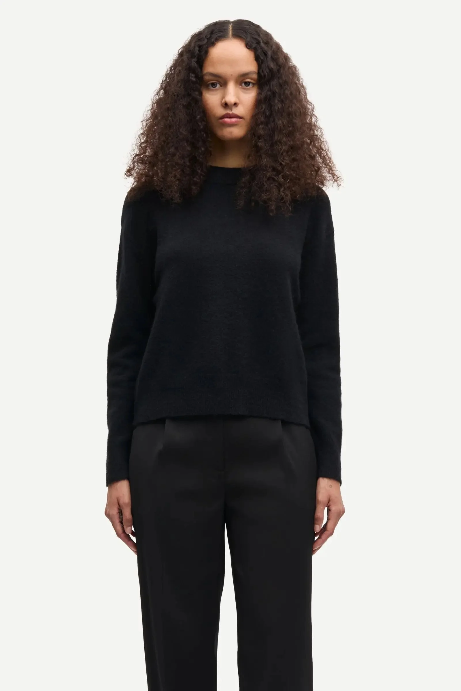 Samsøe - Anour O-Neck Knit - Black