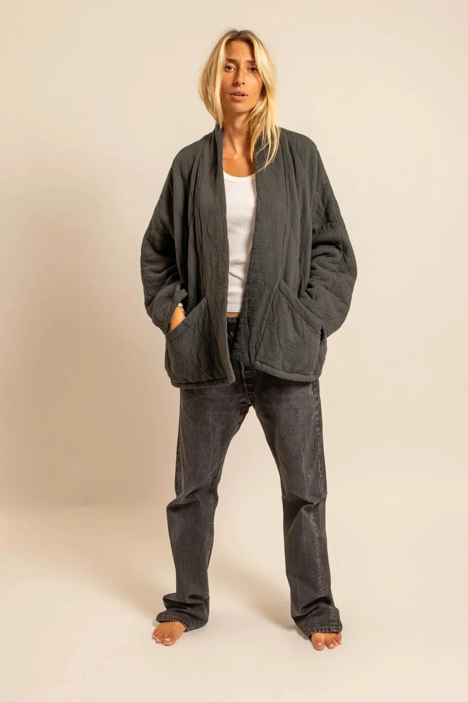 AOKYANOS - Kimono Chicago - Anthracite