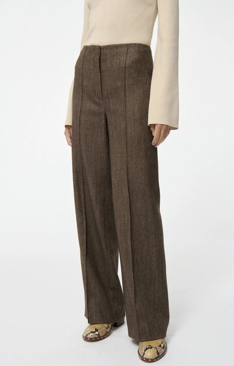 Vanessa Bruno - Pantalon Chevron Faru - Brown