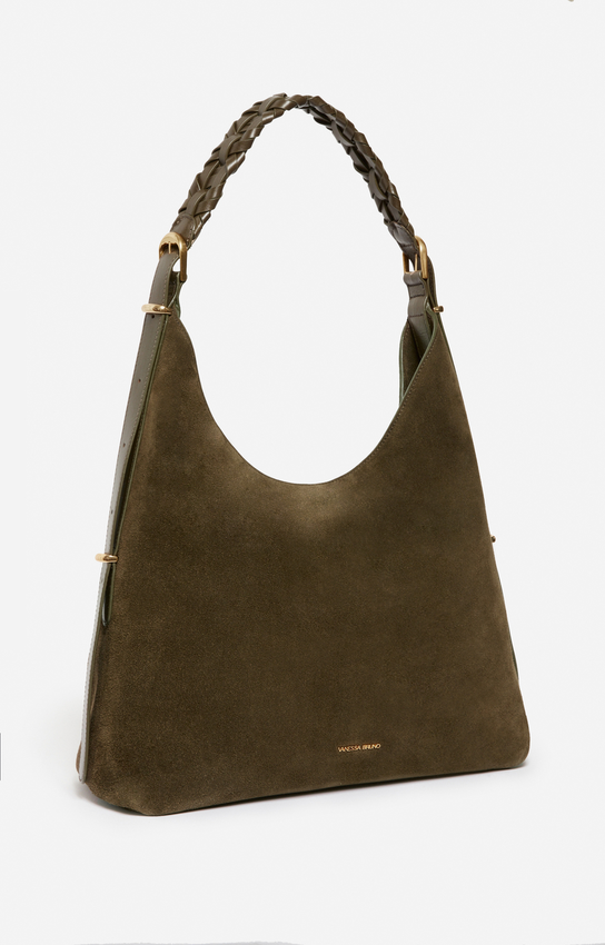 Vanessa Bruno - Grand Sac Hobo Jess  Nubuck - Kaki