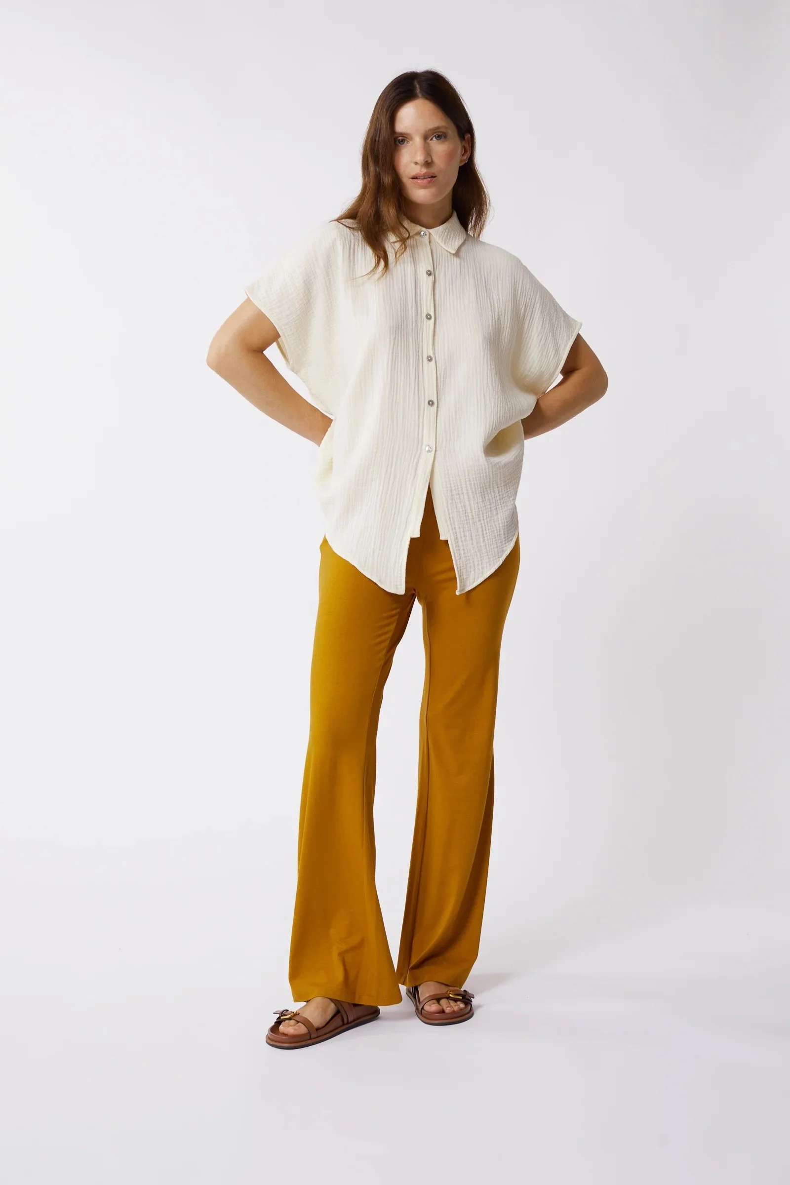 Maevy - Borneo Shirt - Creme