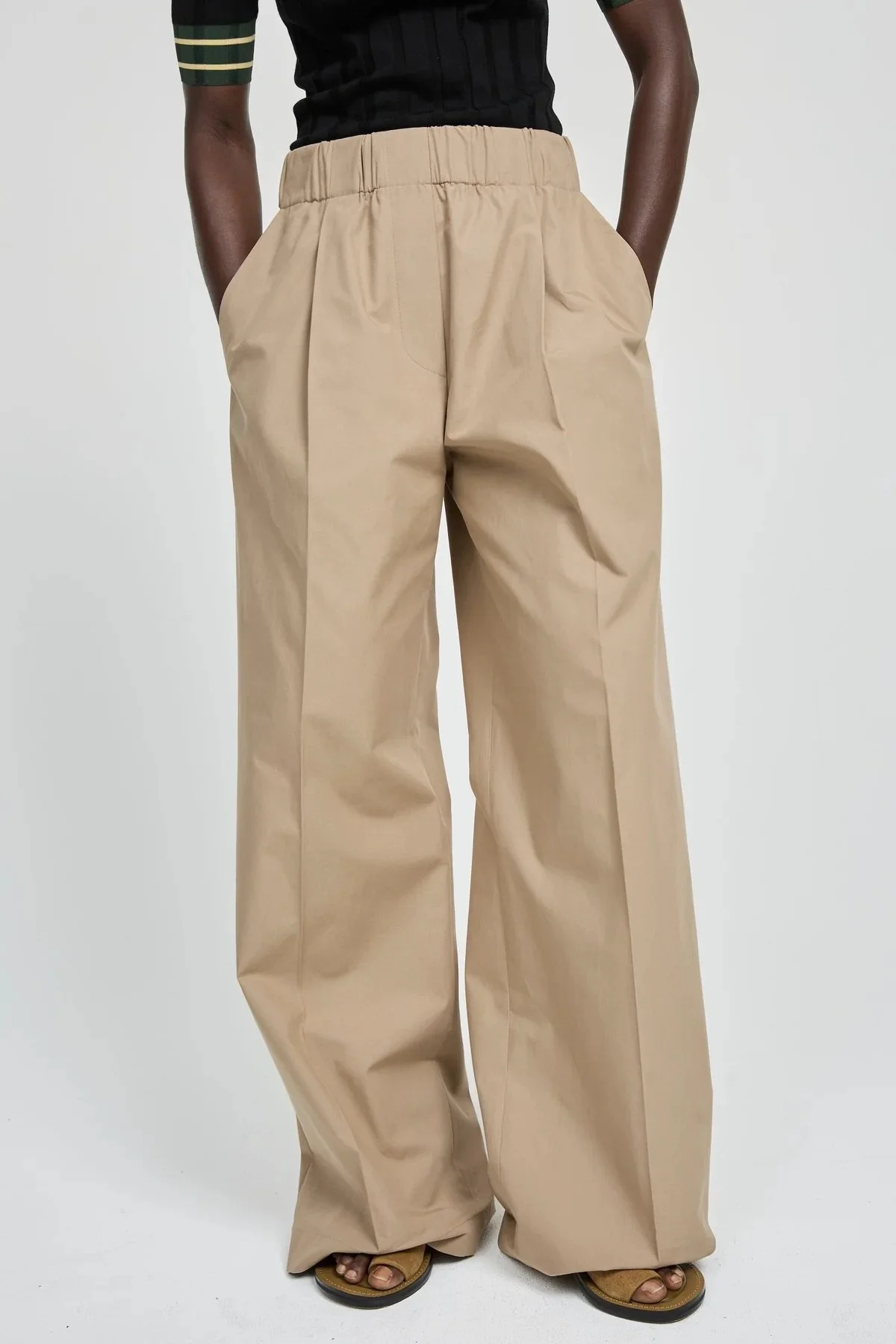 Laurence Bras - Pantalon Sundaze Élastiqué - Cappuccino