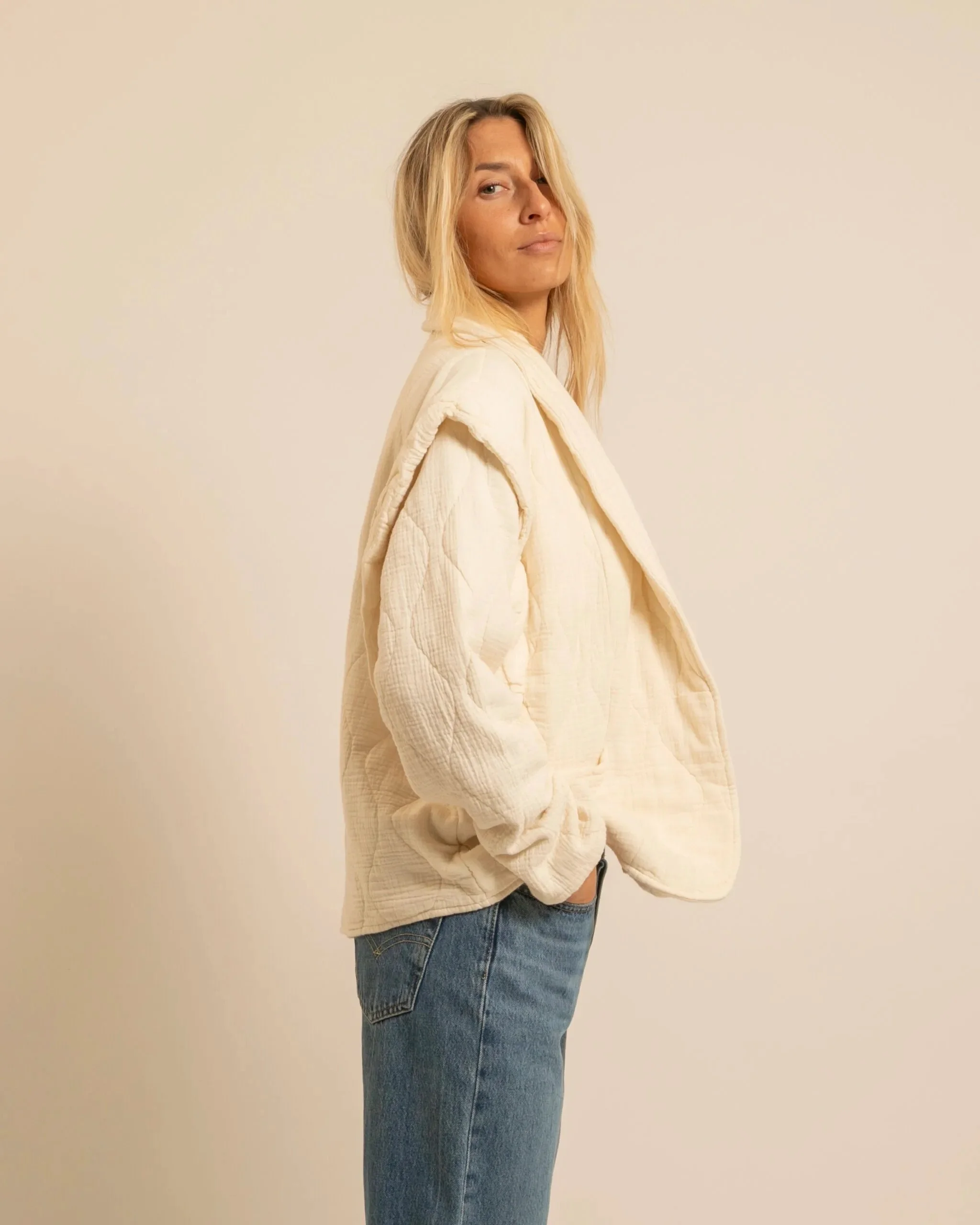 AOKYANOS - Veste San Francisco - Crème