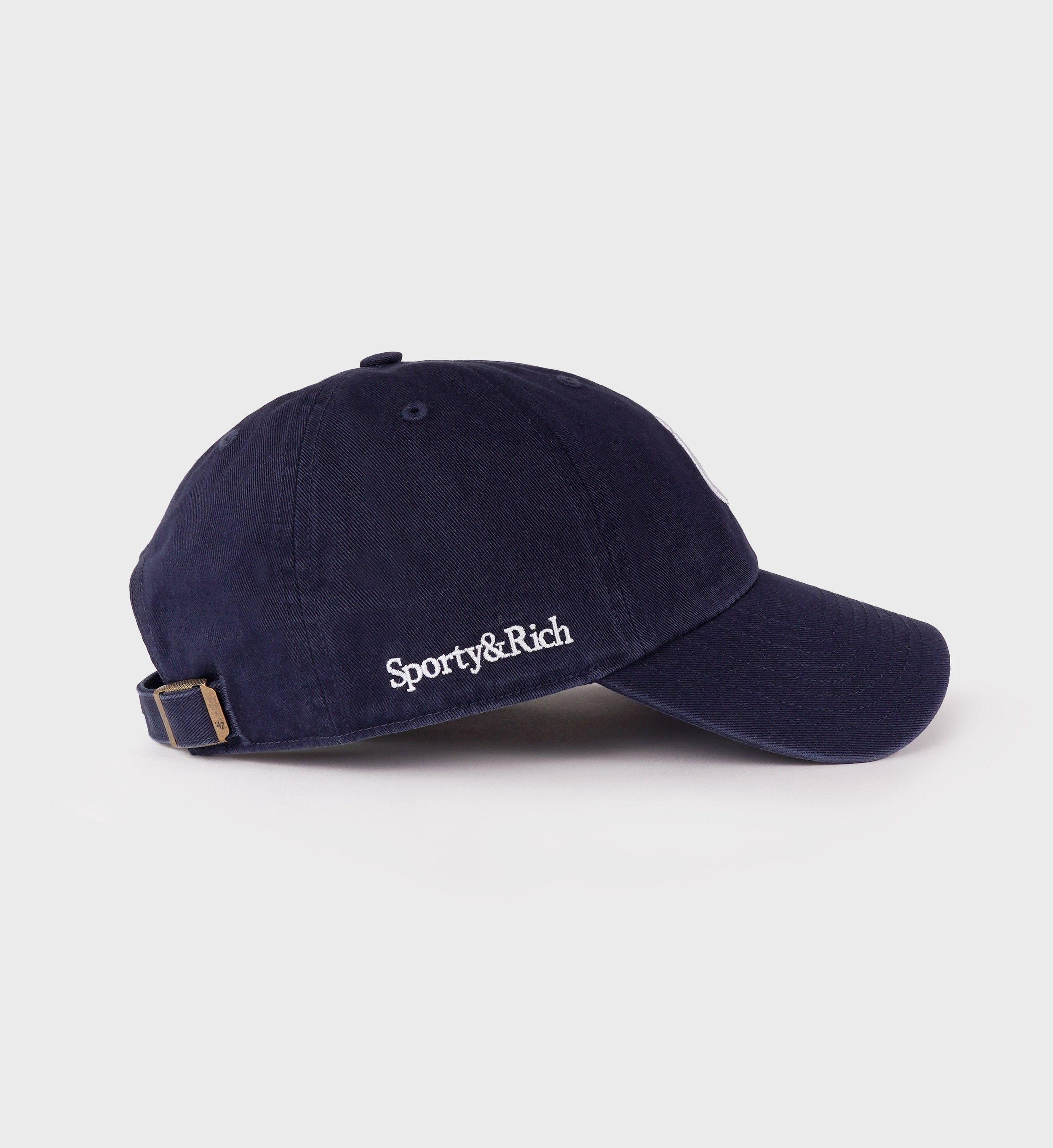 Sporty&Rich - Yankees Serif Hat - Dark Navy