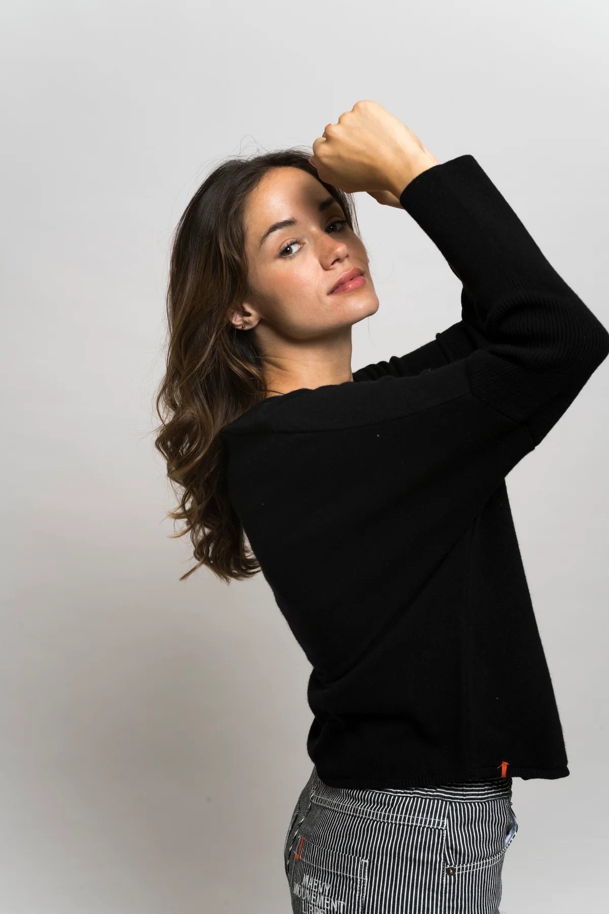 Maevy - Pull Falaise Boule - Noir
