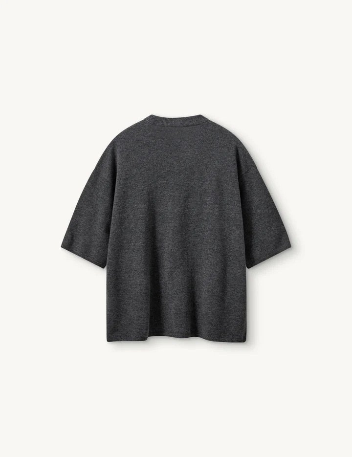 The Garment - Como Oversized Tee- Grey Melange