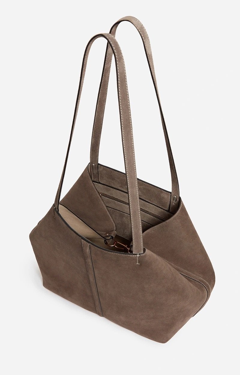 Vanessa Bruno - Grand Cabas Daily Velours - Taupe
