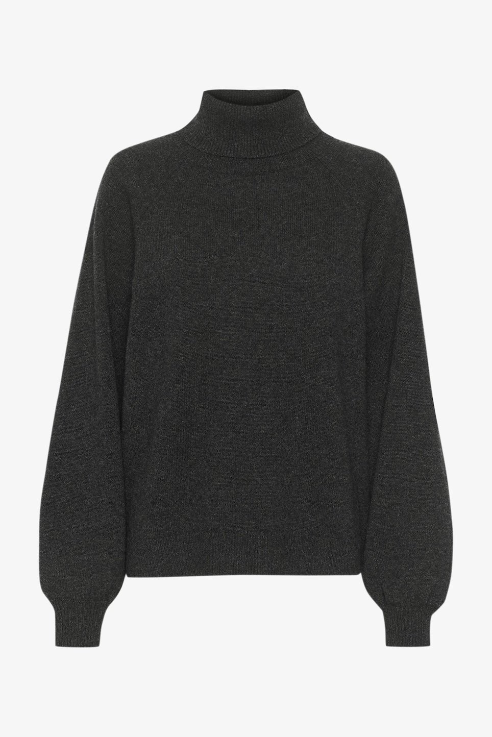 Gestuz - Manzi Wool Rollneck - Deep Graphite