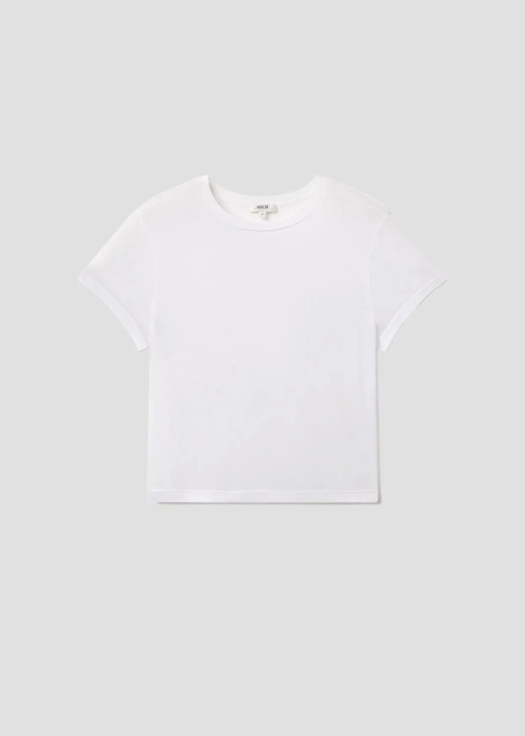 Agolde - Adine Shrunken Tee - White