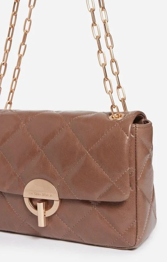 Vanessa Bruno - Grand Sac Moon Cuir - Marron Glacé