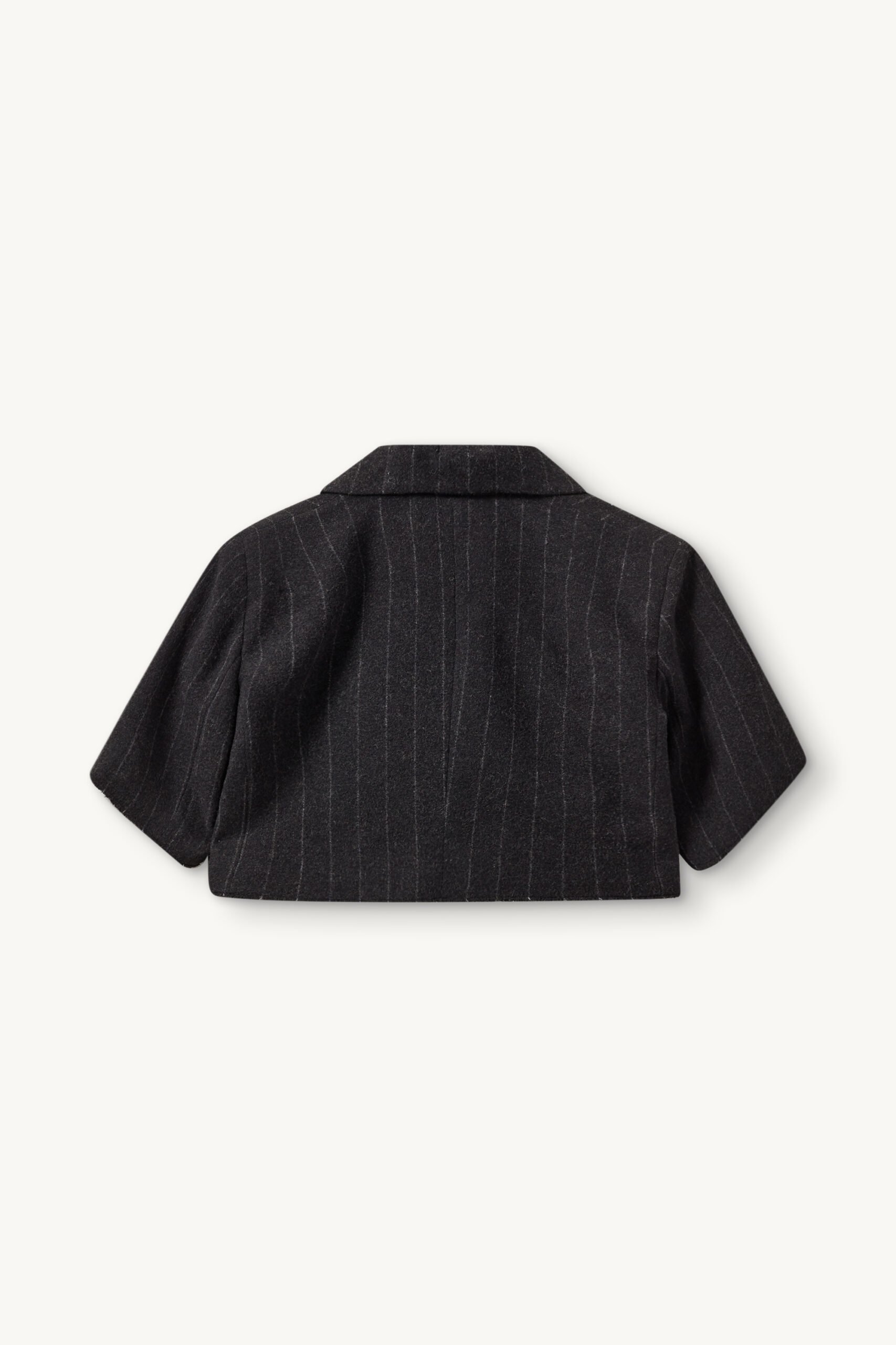 The Garment - Richard Crop Blazer - Black Pinstripes