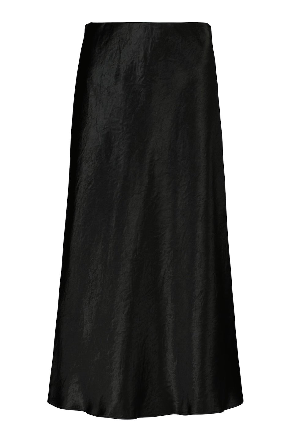 Max Mara - Alessio Satin Skirt - Black