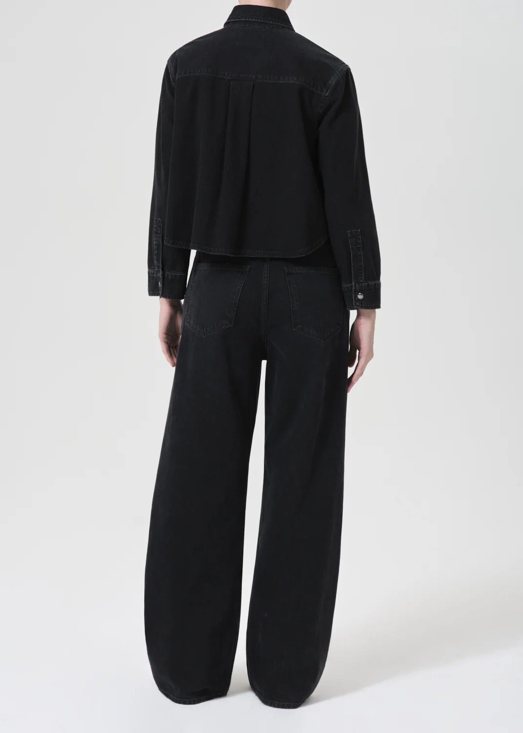 Agolde - Low Curve Baggy - Black Tar