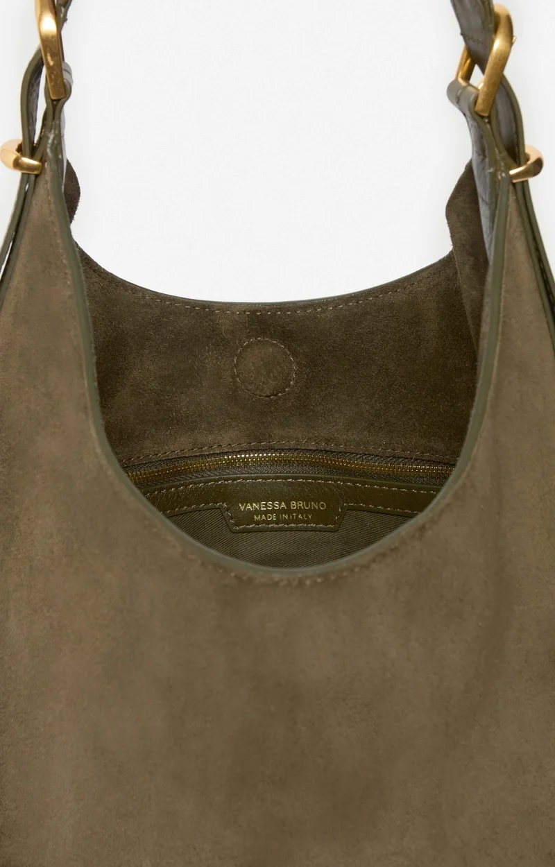 Vanessa Bruno - Grand Sac Hobo Jess  Nubuck - Kaki