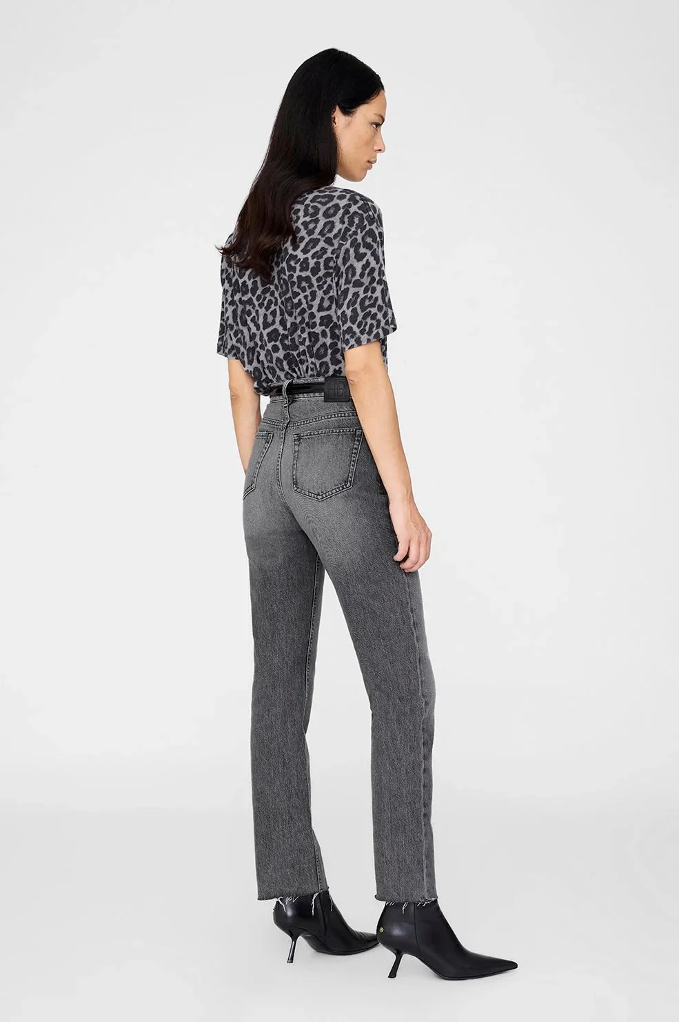 Anine Bing - Cohen Tee - Grey Leo