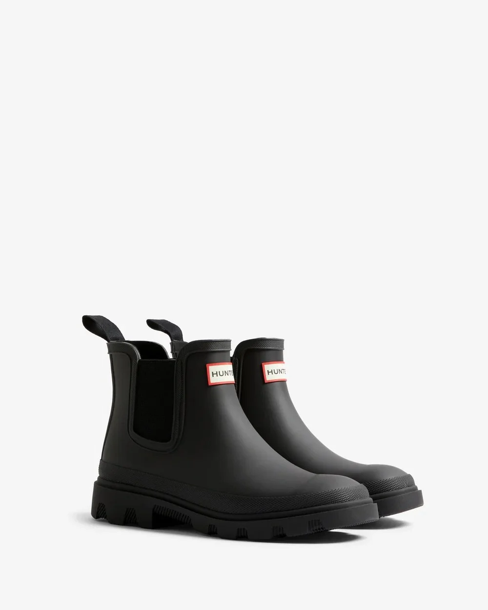 Hunter - Unisex DownPour Chelsea Boot - Black