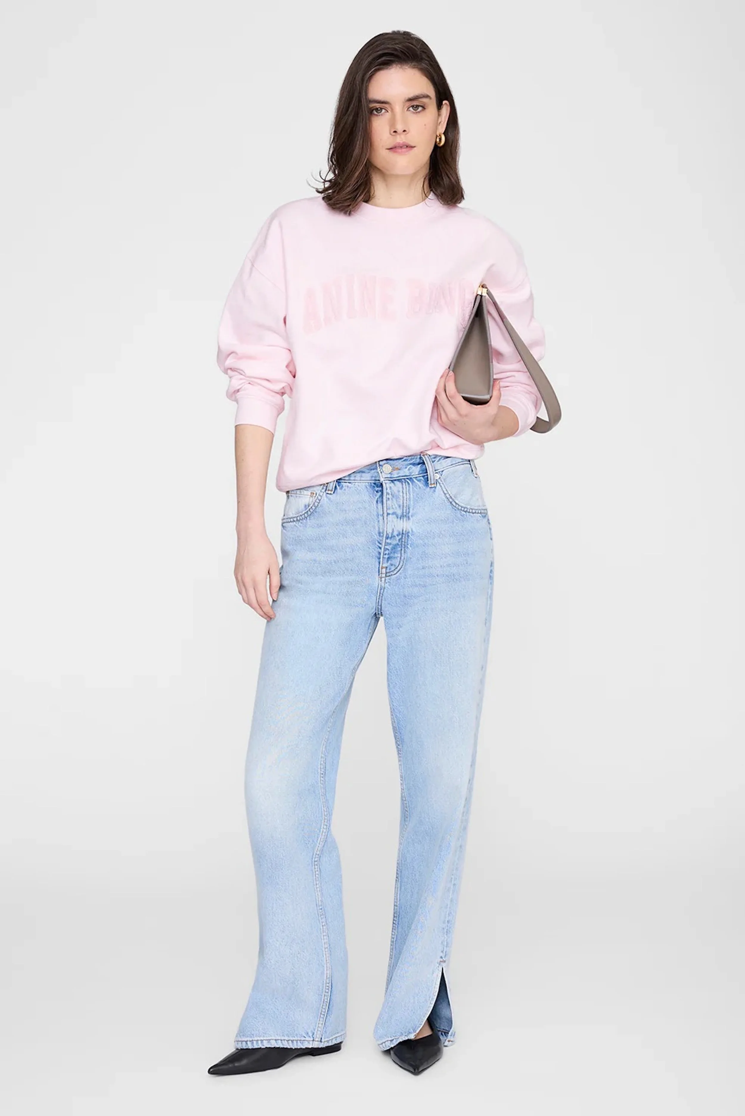 Anine Bing - Spencer Sweat - Powder Pink