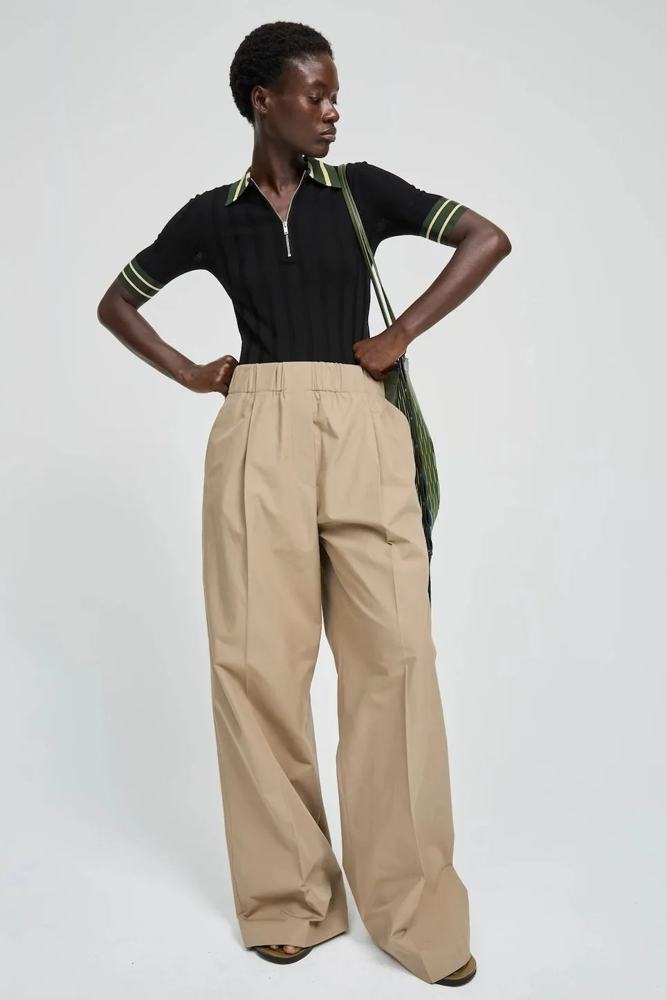 Laurence Bras - Pantalon Sundaze Élastiqué - Cappuccino