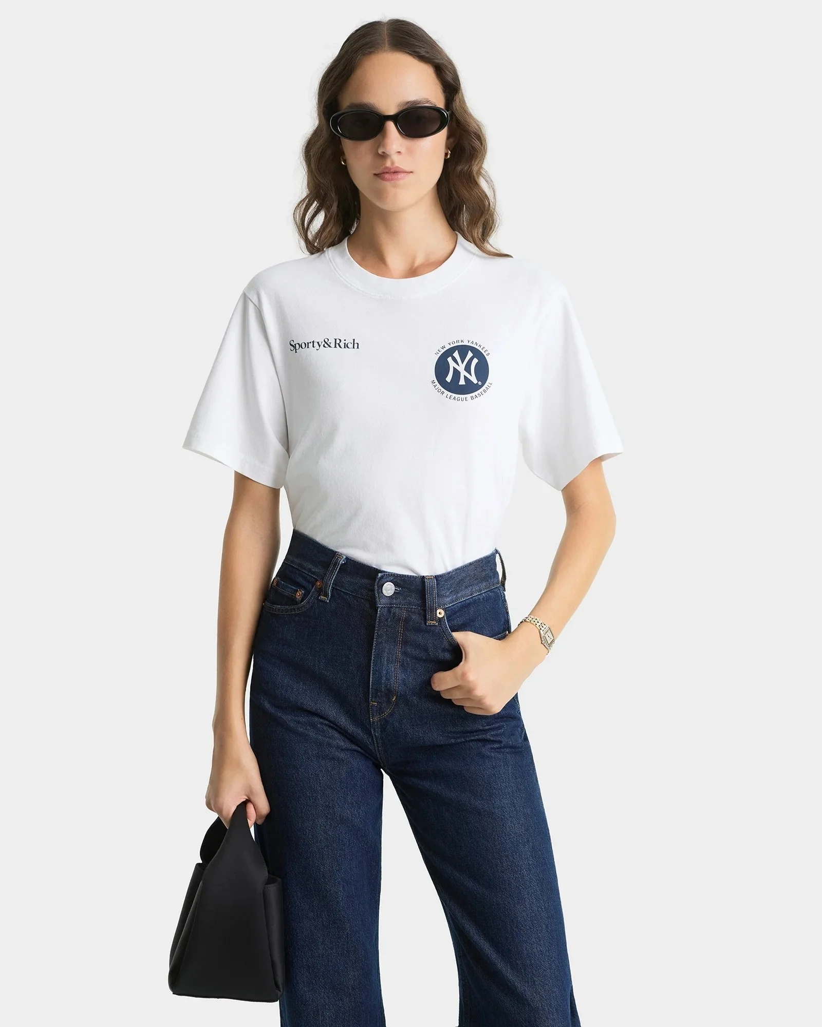 Sporty&Rich - Major League Tee - White