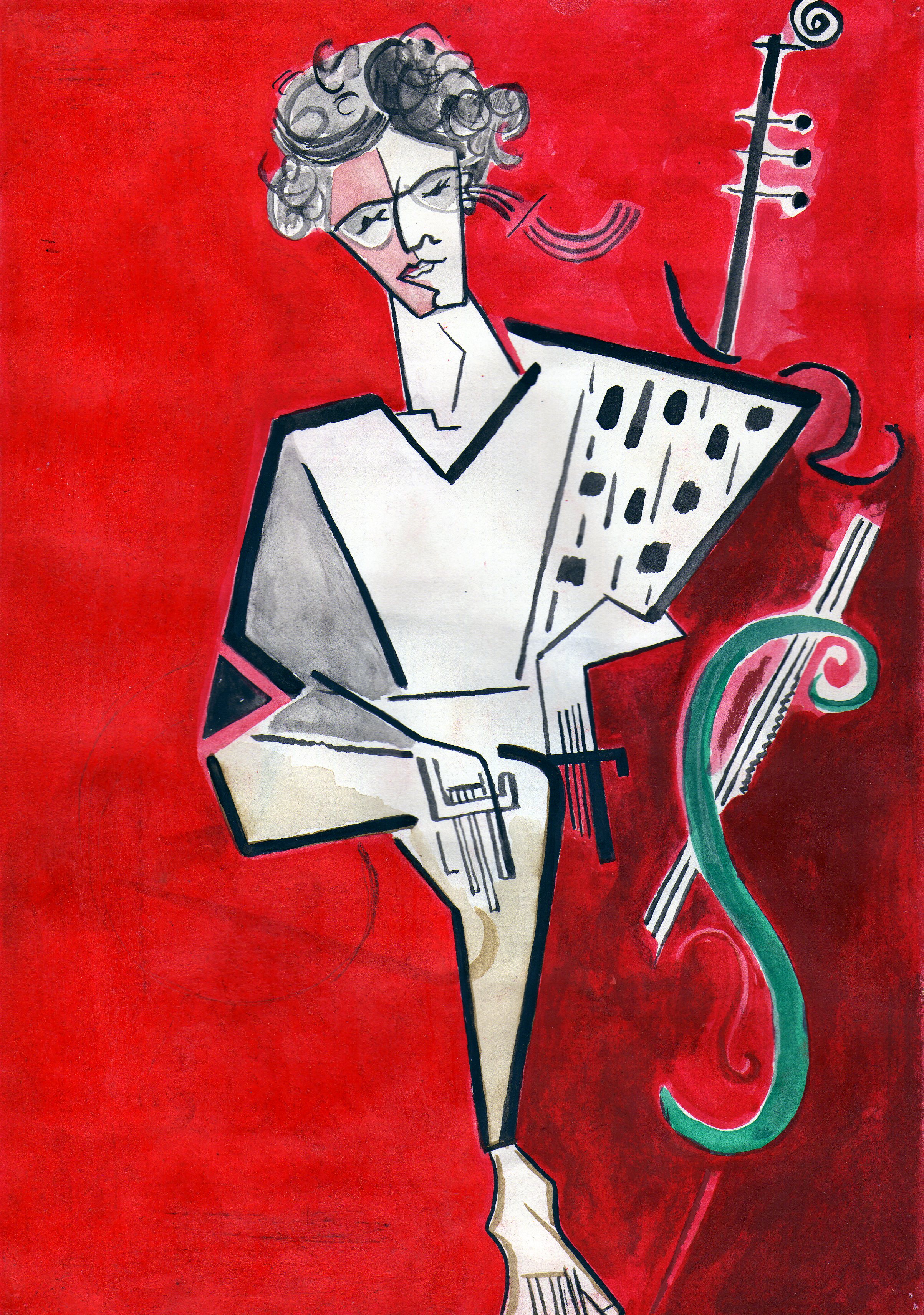 Portrait by Joan Falcon 1983