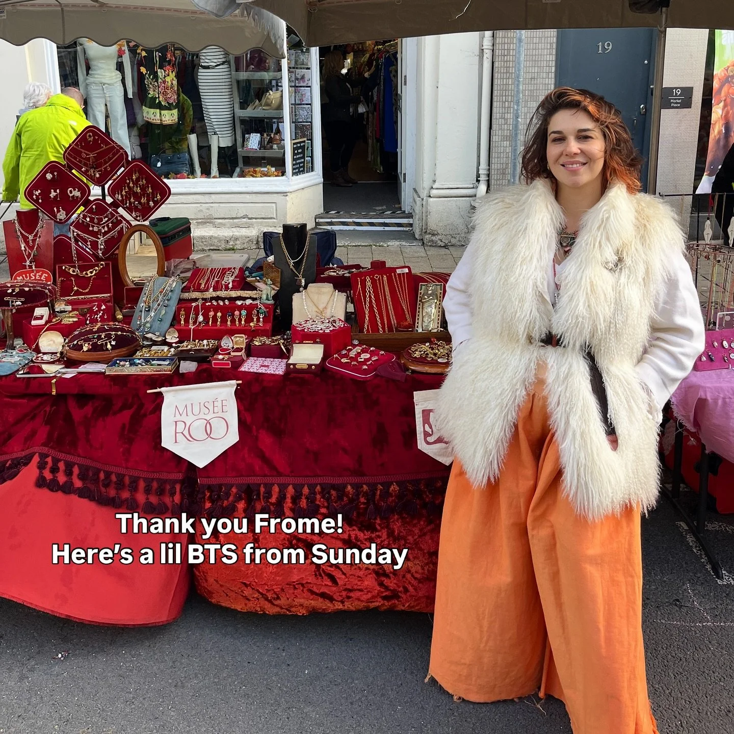 Thank you so much to everyone who came along to @thefromeindependent on Sunday! It meant a lot that so many of you took the time to peruse my stall, try on the treasure and even buy something special to take home. 🥰🥹❤️&zwj;🔥 Times are tough for ma