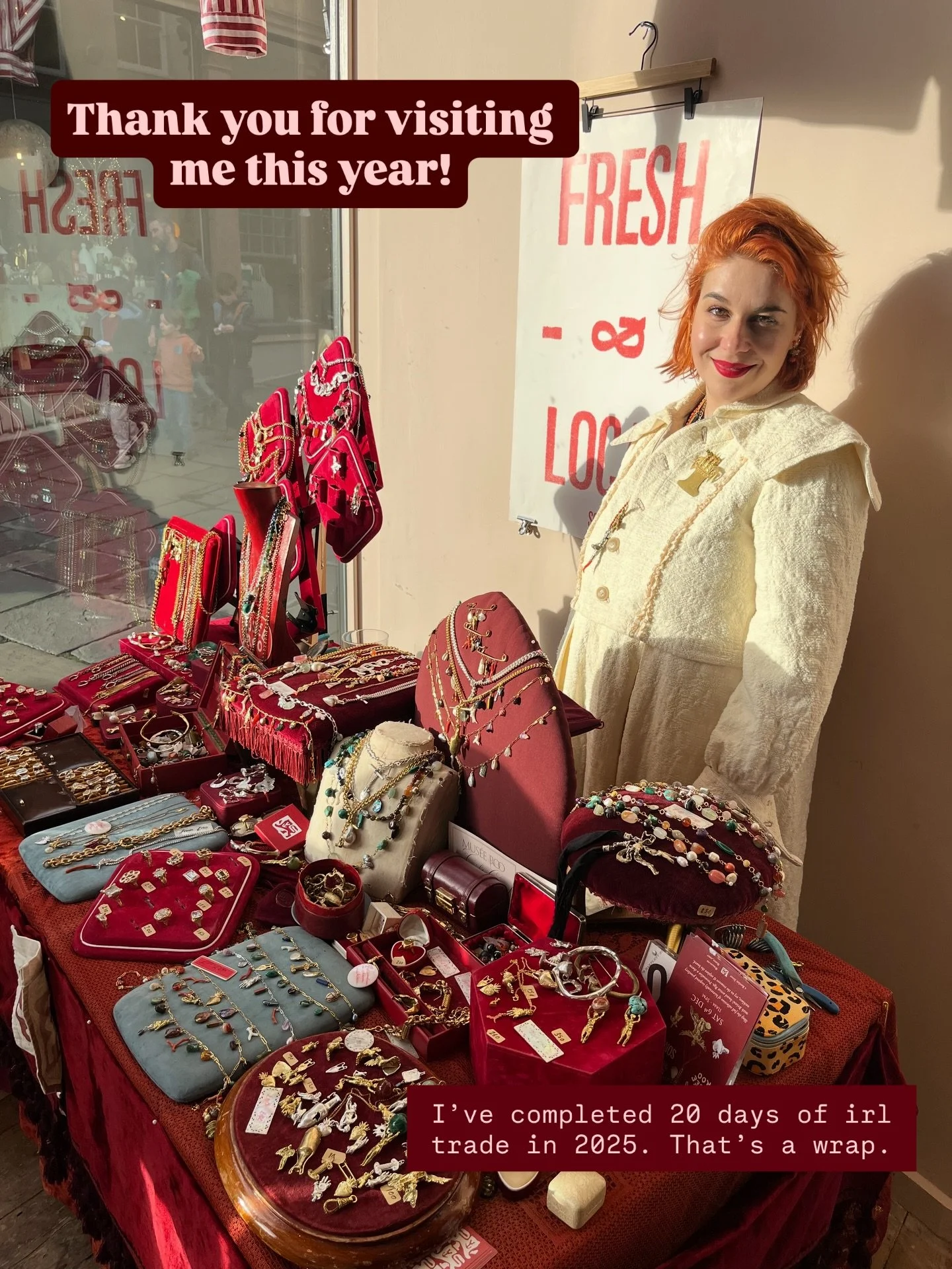 I&rsquo;ve completed all 20 of my in-person events for the year!!! Ok I did cancel 2 events for Nov when I was in hospital but 20?!! 🤠 Thank you SO much to everyone who came along &amp; took the time to peruse, chat &amp; even buy with me irl this y