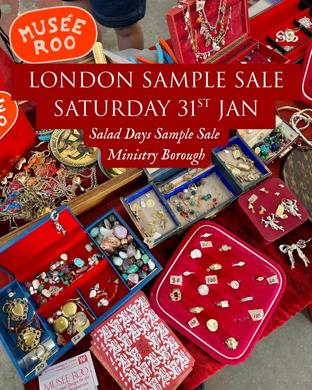 Hey beauties!! 👋 I&rsquo;ll be at the @saladdaysmarketlondon SAMPLE SALE this time next week on Saturday 31st January! 🔥❤️&zwj;🔥🌀 Come &amp; play!!! 😘 I&rsquo;m polishing up some gemmy sample rings for you &amp; I&rsquo;ll have so much treasure 