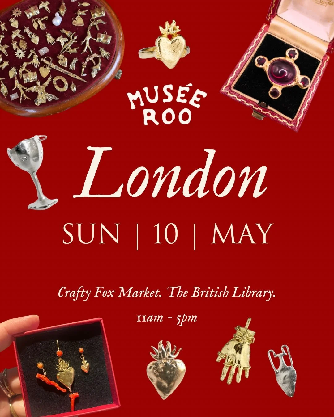 LONDON! 🐦&zwj;🔥📯 It&rsquo;s been a whole season since I last came to town with my work?! 😮 I&rsquo;ve managed to get into a new (to me!) London market &amp; I&rsquo;ll be popping up at the iconic @britishlibrary this Sunday 10th May with @craftyf