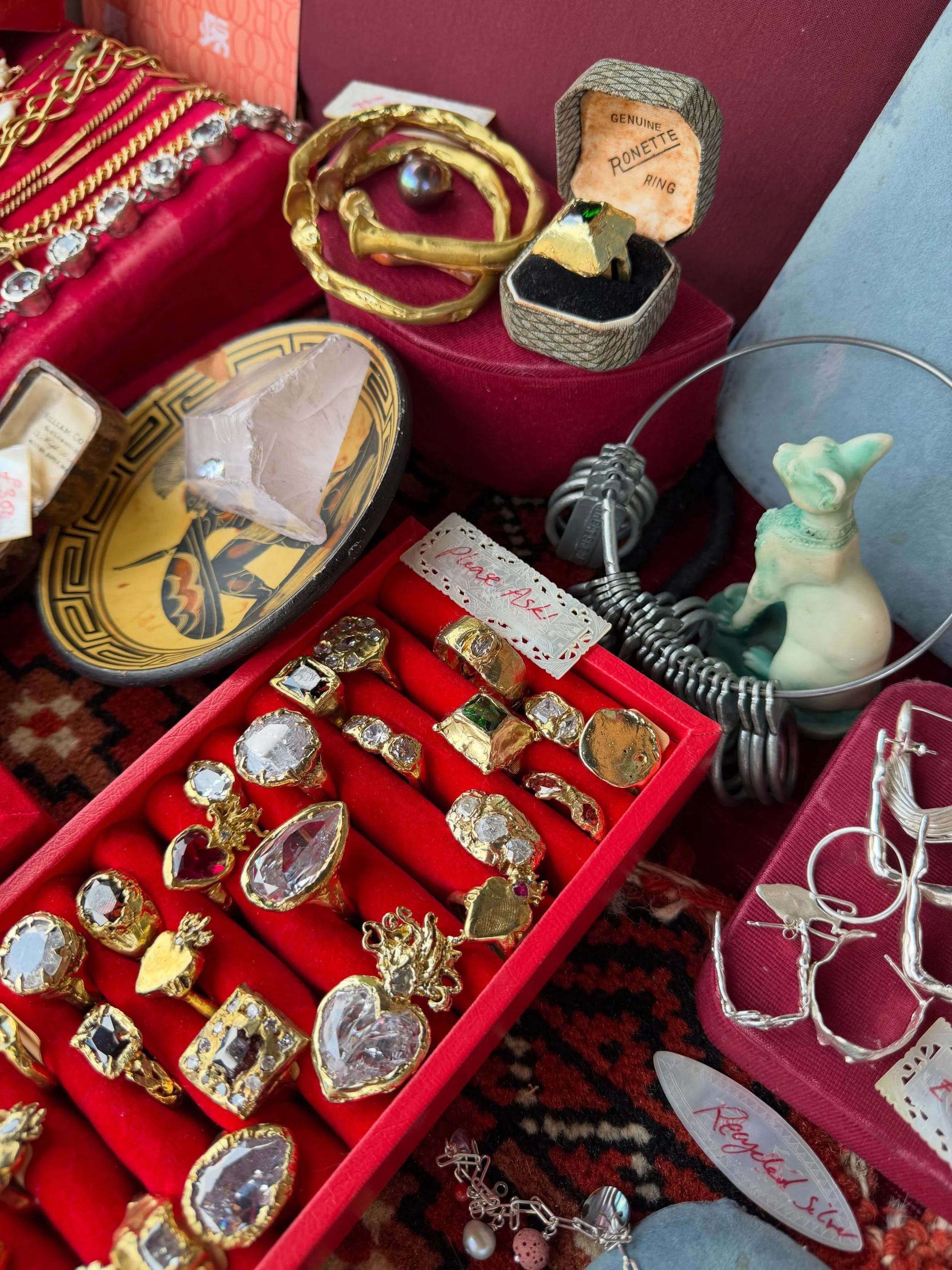 Wanna piece of the sparkle? 🌞✨ My hoard will be going online into a massive Sample Sale next month &amp; then I&rsquo;ll also be bringing it to London and Frome for 👉 @thefromeindependent November 1st and @museumofthehome in East London on Saturday
