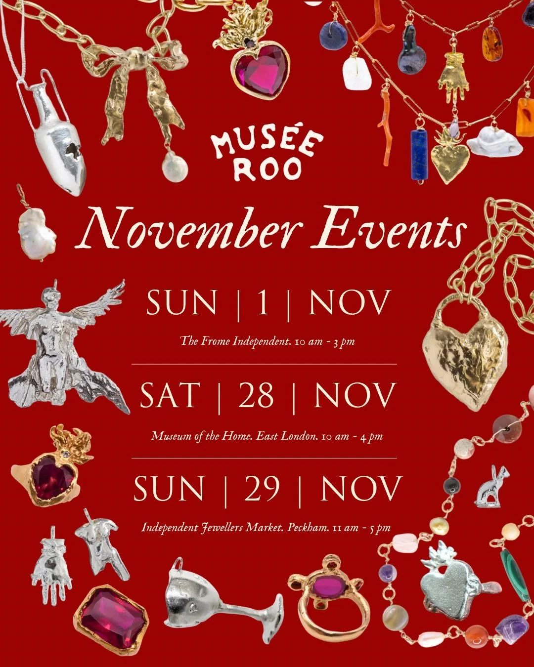 I&rsquo;ll be back in Frome &amp; London next month for some Christmas flavoured events. 👑🌲💃 A massive portion of my stock will drop into an online Sample Sale on Thursday 19th Nov &amp; then my main collection hoard will be coming to you this sea