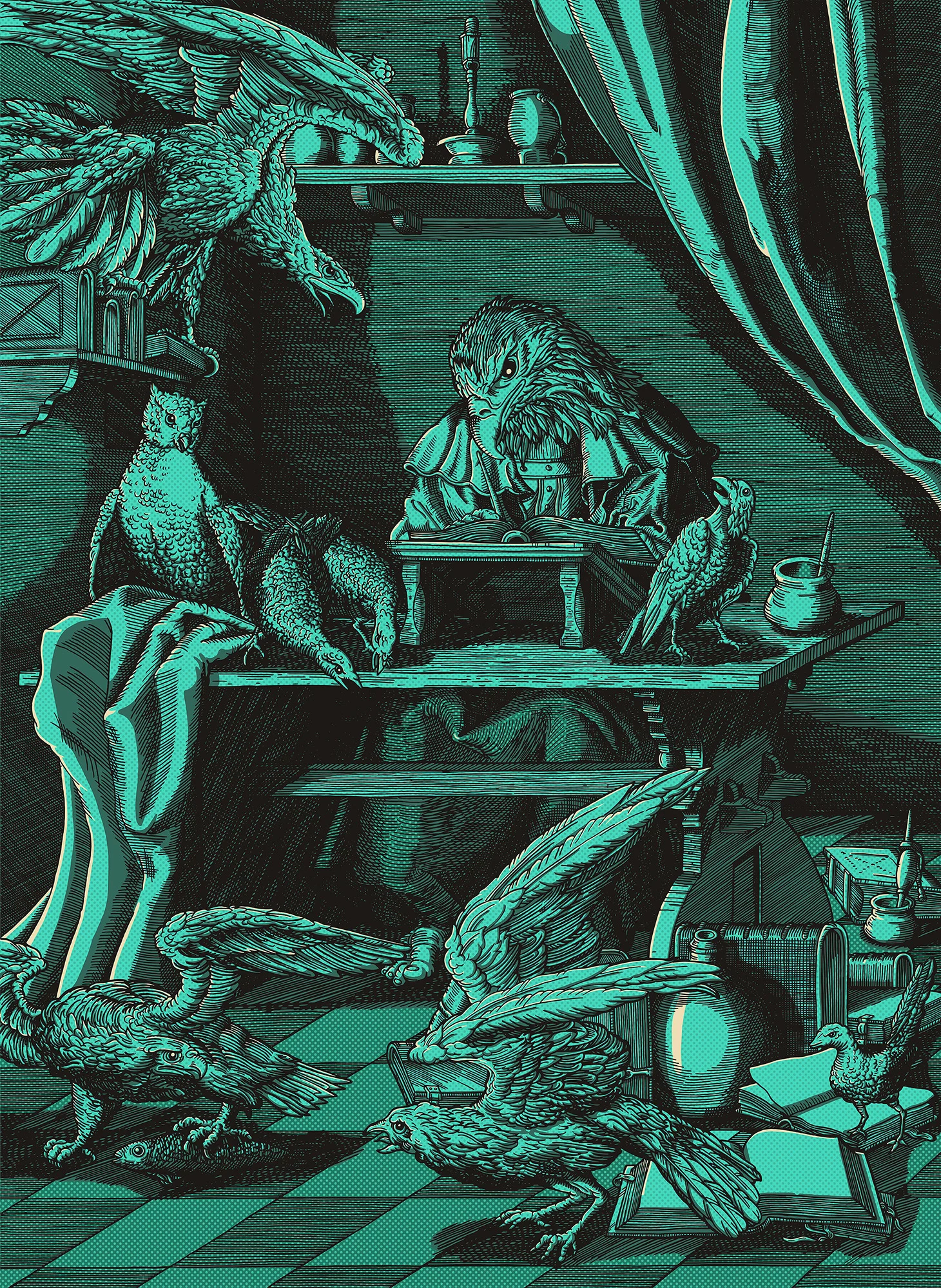 Turquoise Birdman