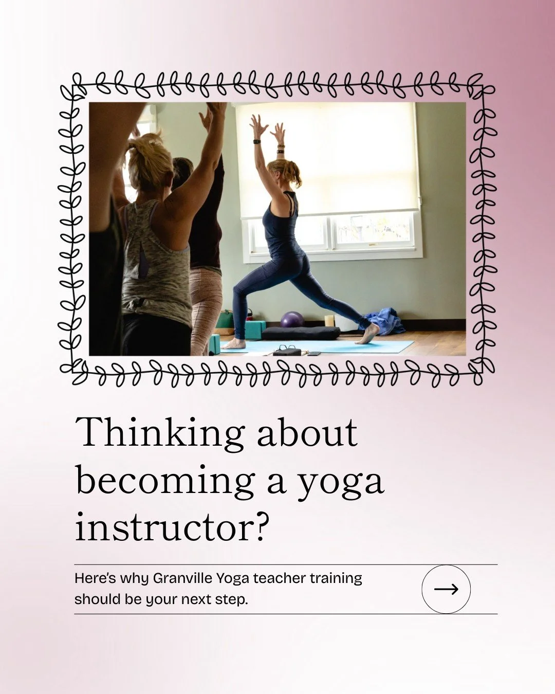 Thinking about deepening your practice or becoming a yoga instructor? Our 8-month Yoga Teacher Training is designed to give busy people a safe haven to slow down, reconnect, and grow. You'll find the skills, confidence, and community to approach life