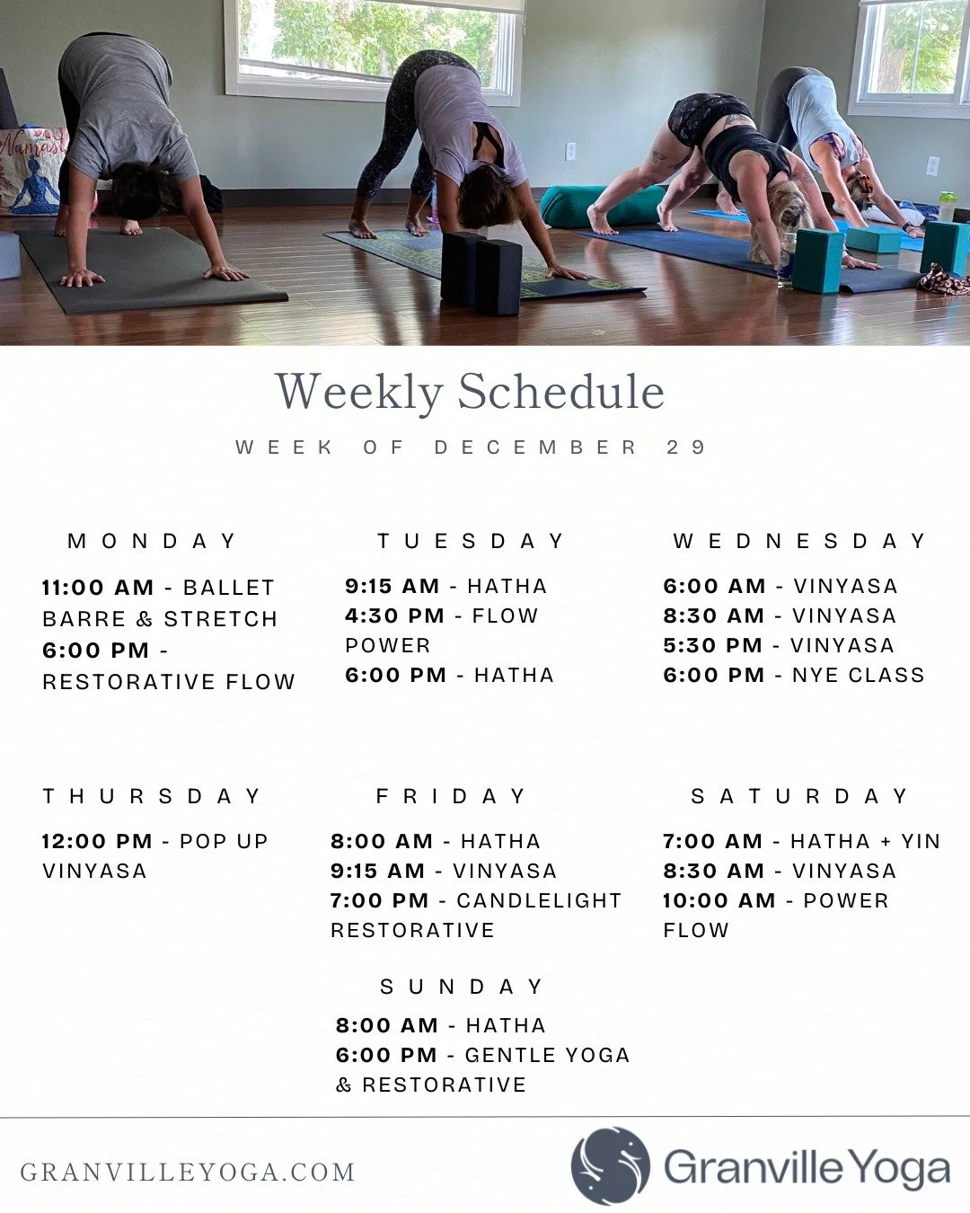 A new year is unfolding, and we&rsquo;re here to help you ease into it 🤍

A few special offerings for you this week:

✨ NYE artistic practice to close the year creatively
✨ Candlelit class on Jan 2 to set the tone ahead
✨ New Year&rsquo;s Day POP UP