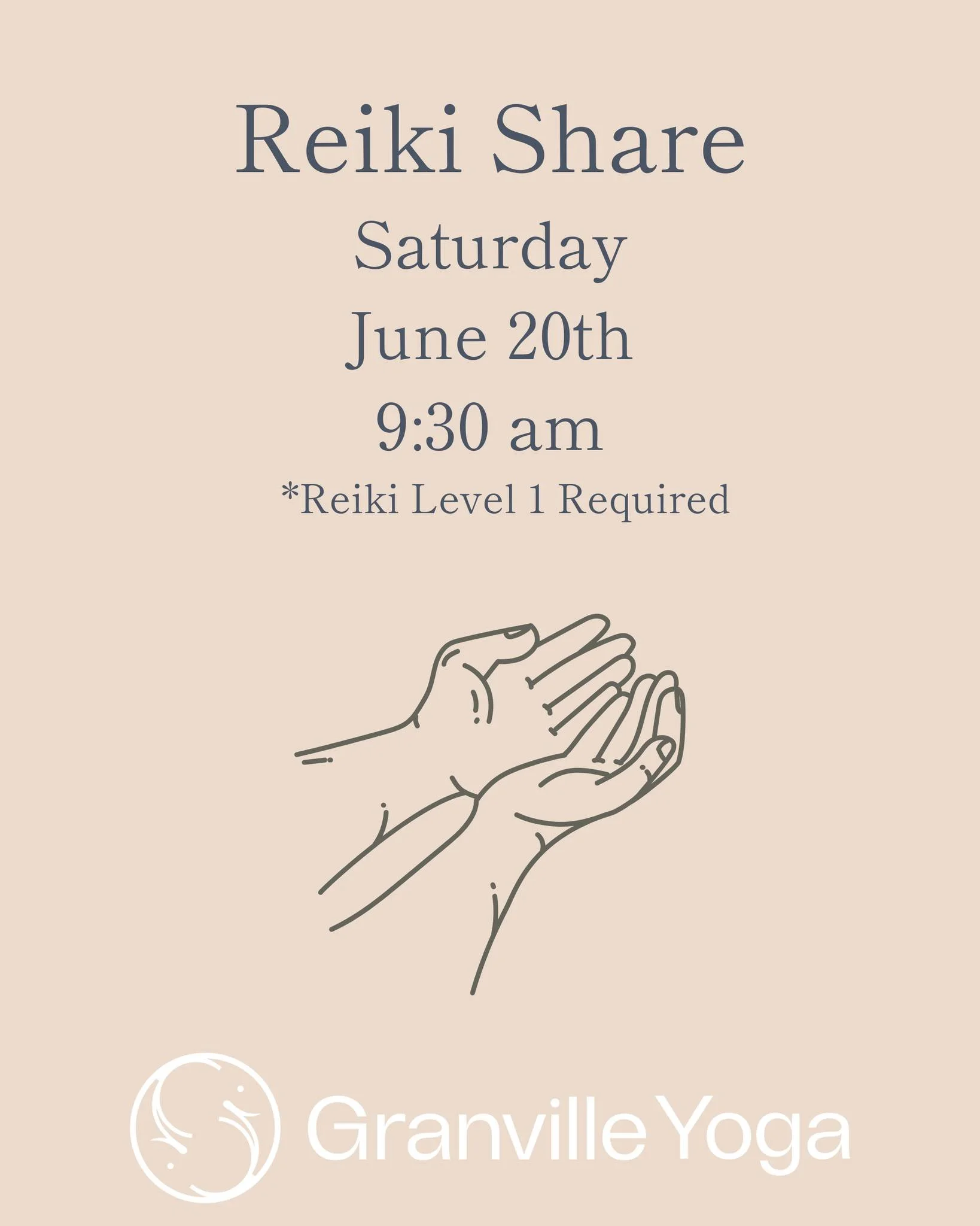 Join us for a Reiki share at the studio&mdash;an open, welcoming space to give and receive healing energy in community. Whether you&rsquo;re experienced or simply curious, come reset your nervous system, deepen your practice, and leave feeling ground