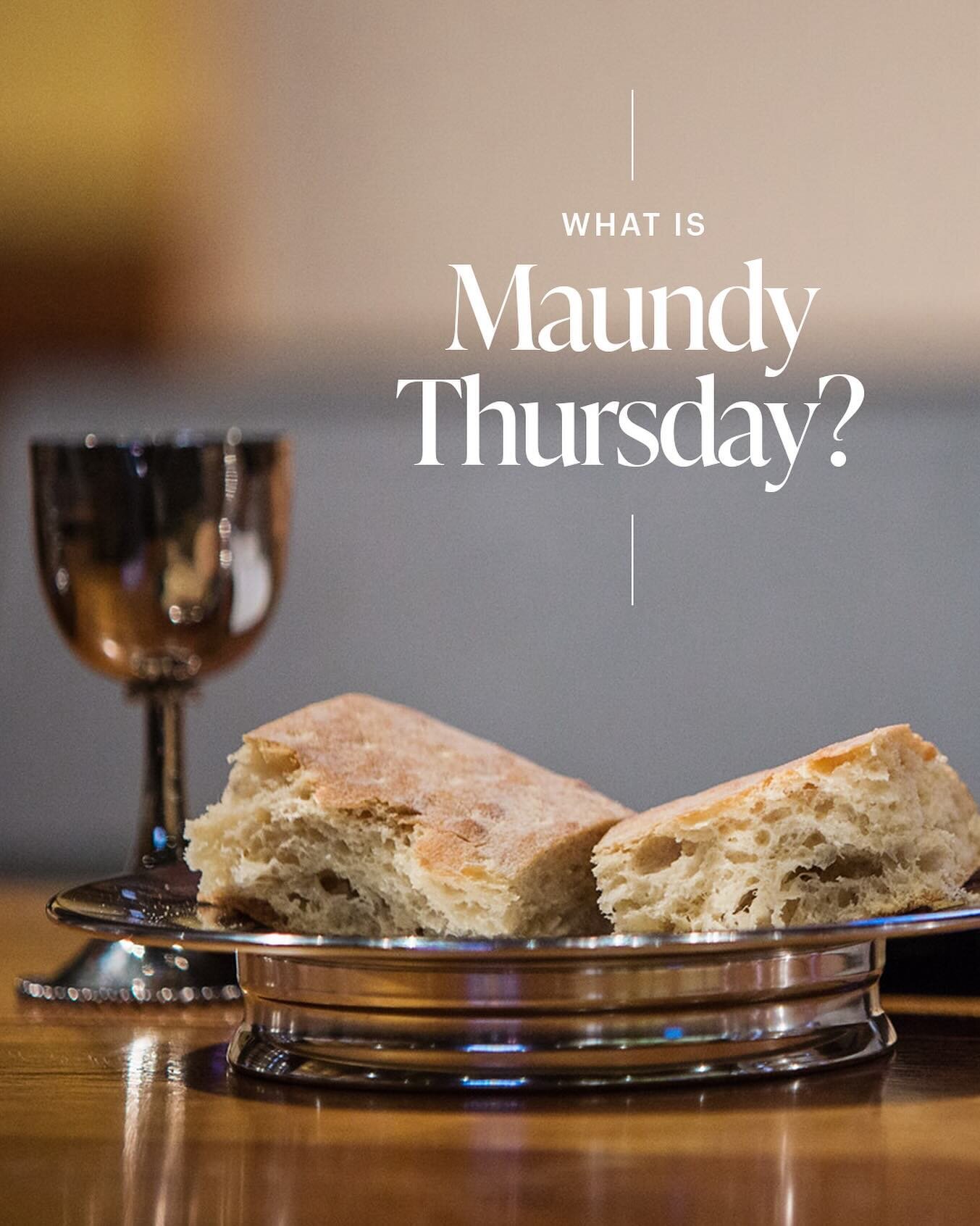 What is Maundy Thursday?

Today at 6:30pm we&rsquo;re having a special service we call &ldquo;Maundy Thursday&rdquo;.

Maundy Thursday is a service in which we remember the Last Supper of Jesus Christ with His disciples.

The word, &quot;maundy&quot;