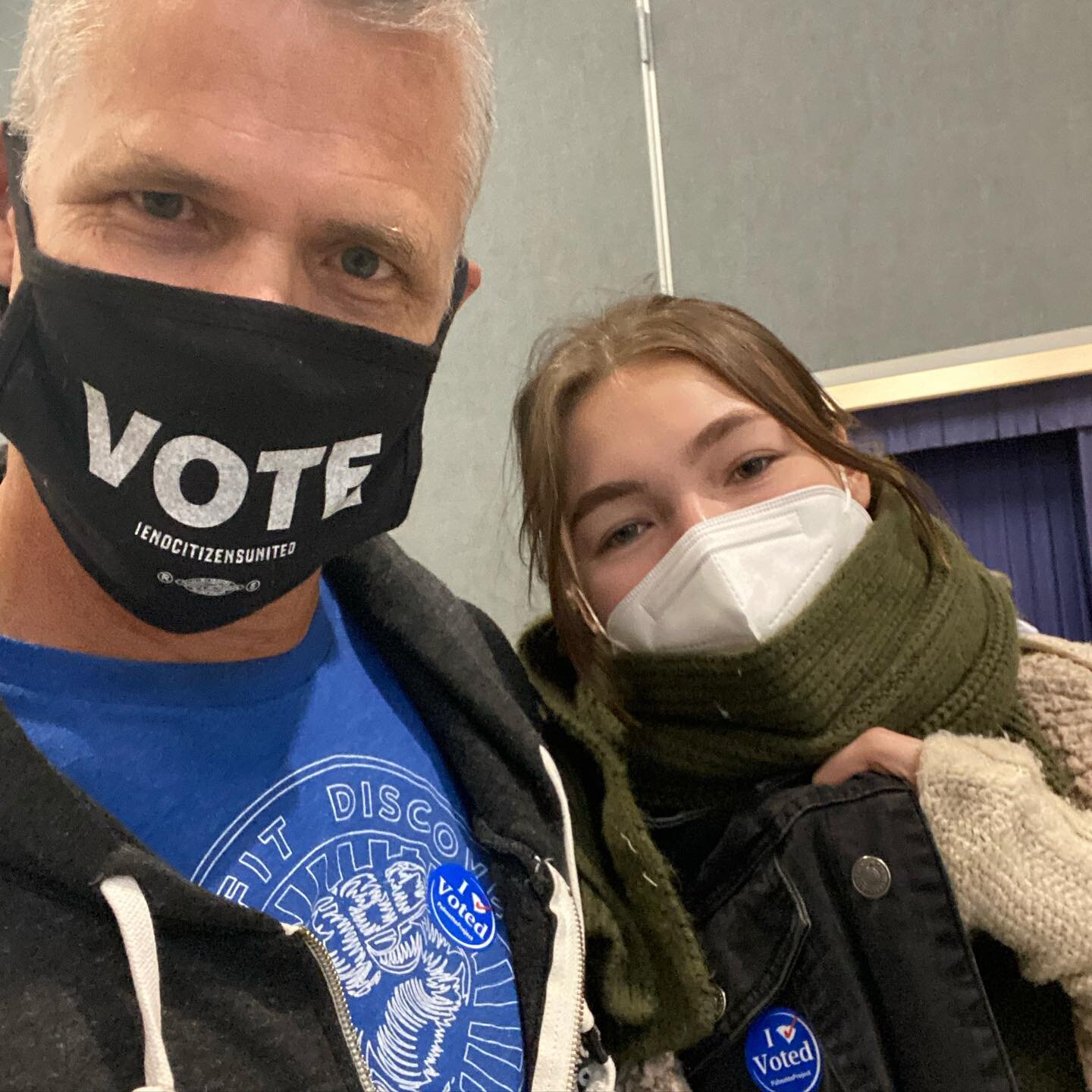 Blessed to be able to make my voice heard with my daughter this morning.  Thanks to everyone who took part in our democracy over the last month of the 2020 election. However you voted,  Let&rsquo;s all get up tomorrow and work together to make our na