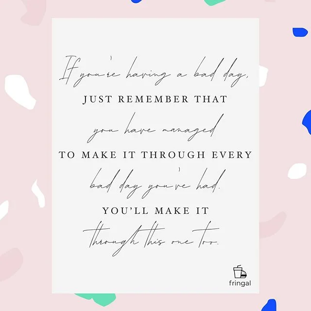 🗣 PSA: You&rsquo;ve made it through 100% of your bad days. Keep pushin&rsquo; you got this. 🌤
.
.
#quotes #monday #baddays #quoteoftheday #thinkhappy #positivity #yougotthisbabe