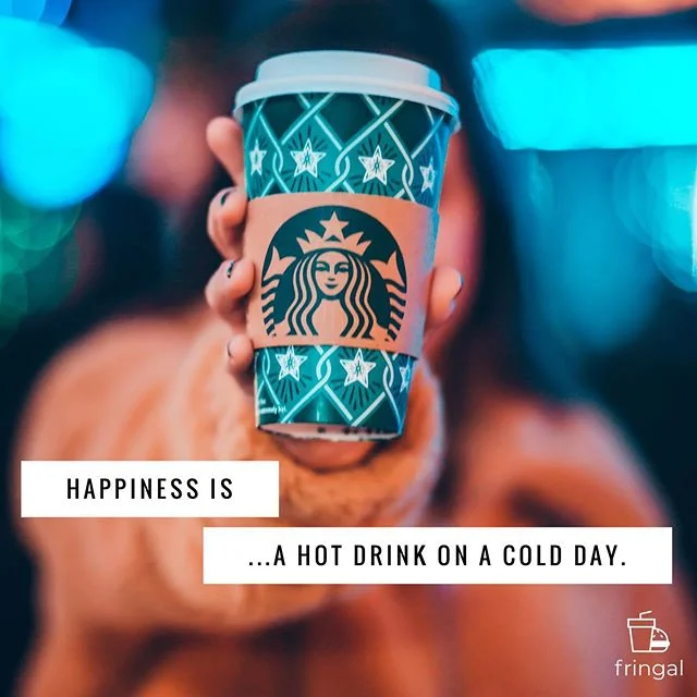 But baby it&rsquo;s cold outside ❄️☕️
.
What&rsquo;s your favorite holiday drink? Mine is either a peppermint moka or white chocolate moka 🍫#warmsthesoul
.
#quotes #starbucks #drinks #coffee #holidayseason #blog #quoteoftheday