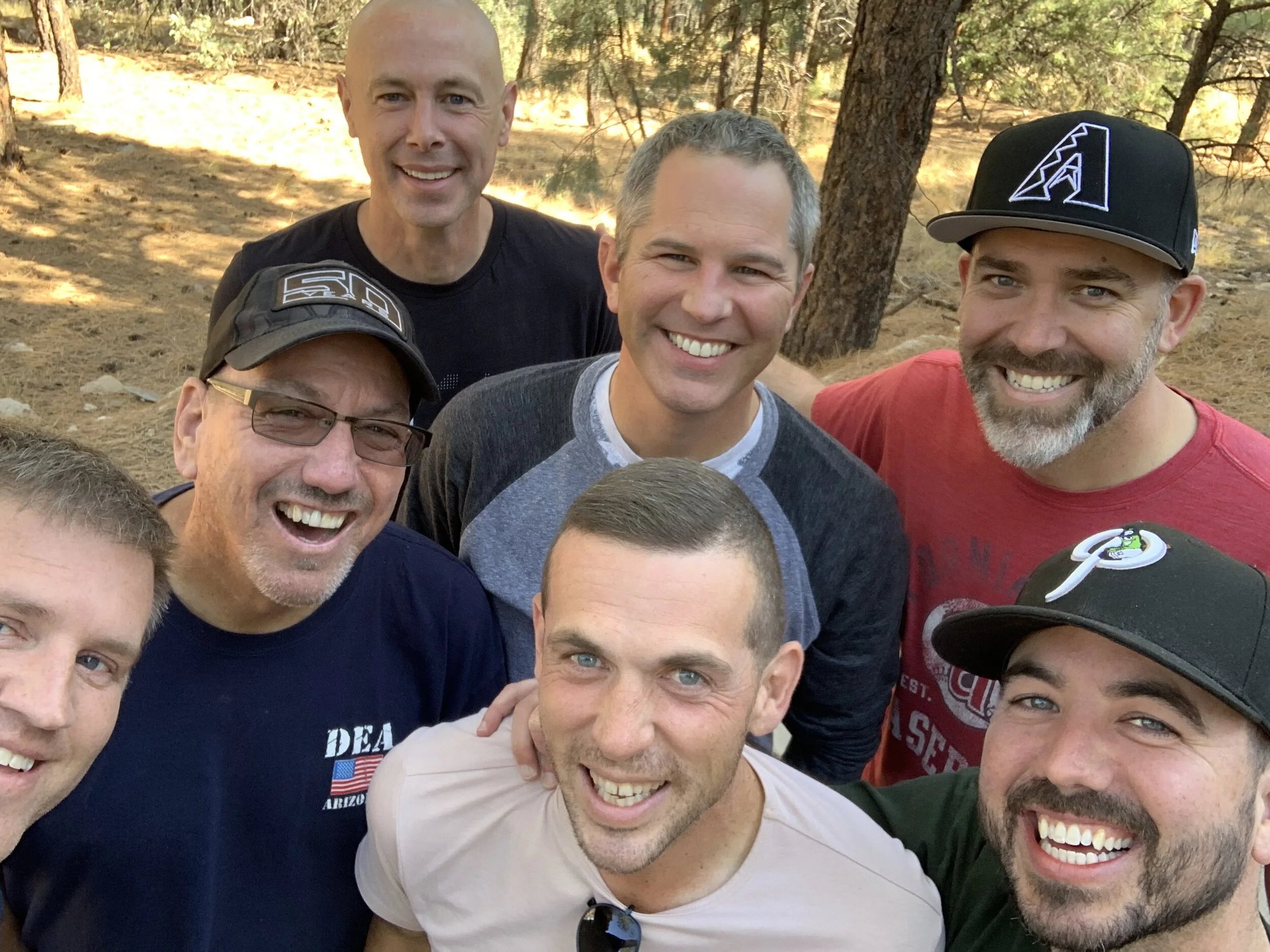 Pictured from left to right: Scott Beckenhauer, Cal Jernigan, Me, Jeremy Jernigan, Shan Moyers, Chris VandeLinde, Chris Roussin