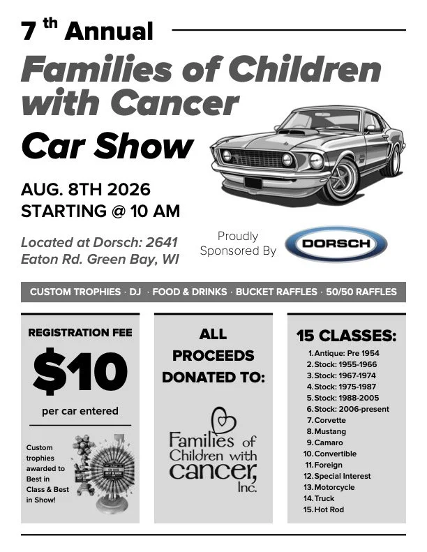 7th Annual Families of Children with Cancer Car Show