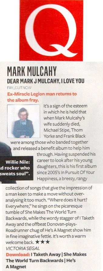 Q Magazine (UK) Review - July 2013