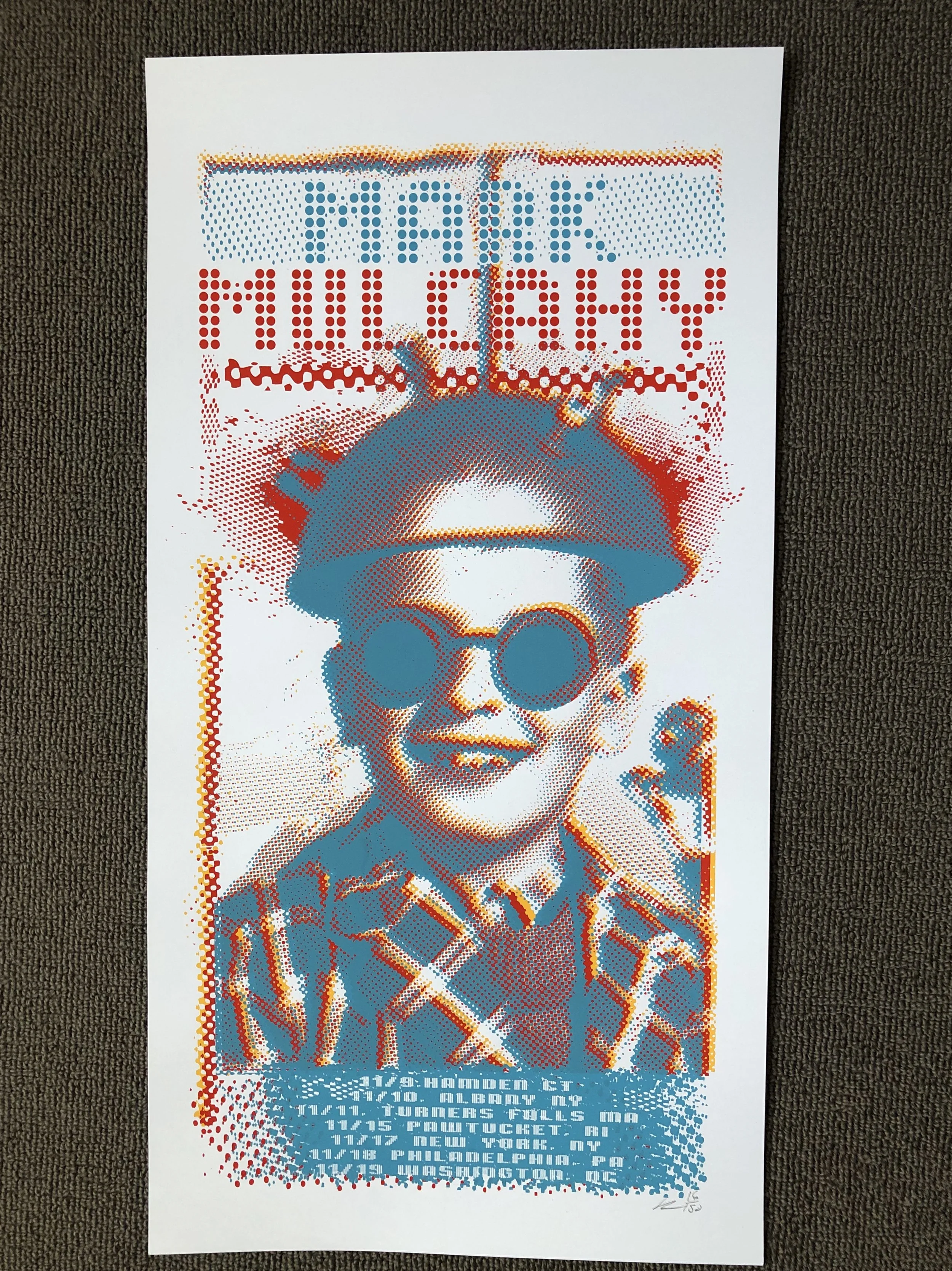 Mark Mulcahy tour poster